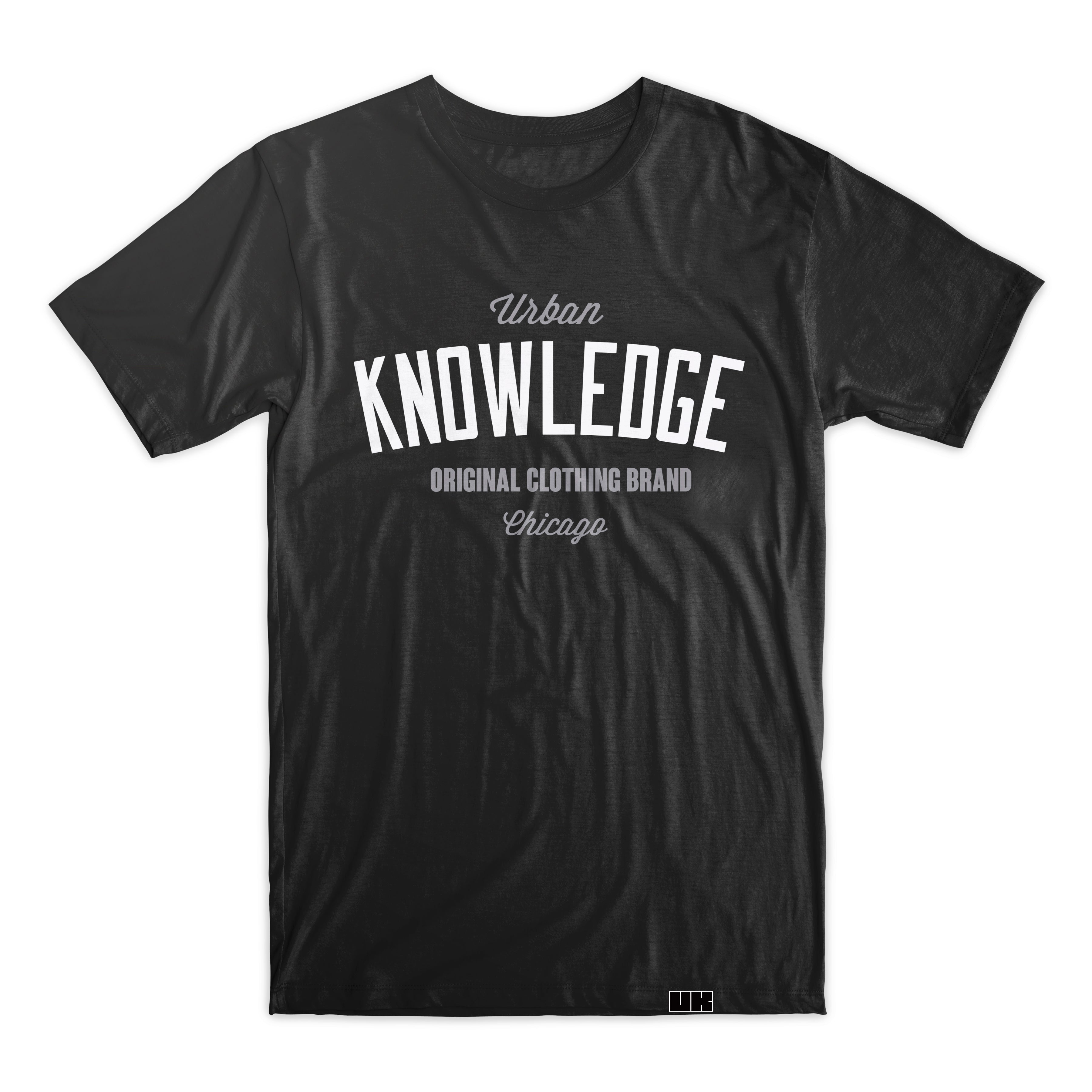 Knowledge Prime tee Black - Urban Knowledge Clothing